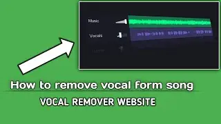 how to remove vocals from a song | vocal remover for karaoke | vocalremover.org | in hindi ???