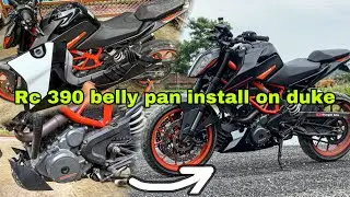 Rc 390 bs4 belly pan install on duke 