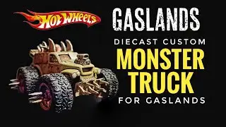 Gaslands Monster Truck build - customising a Hotwheels car for Post Apocalypse carnage.