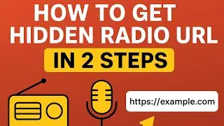 How to get hidden live radio url in 2steps