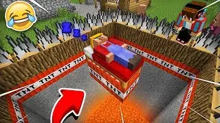 МОЙ ДРУГ ЗАТРОЛЛИЛ МЕНЯ ПОКА Я СПАЛ В МАЙНКРАФТ 100% ТРОЛЛИНГ ЛОВУШКА MINECRAFT КОМПОТ