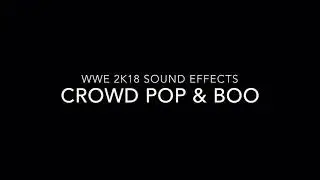WWE 2K18| Crowd Pop & Boo sound