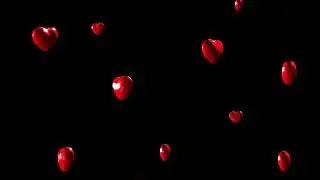 ❤️ 3d Hearts Flying ❤️Heart Background Video Loop | Animated Background | Wallpaper Heart 4k