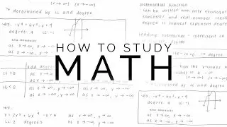 How To Study Math