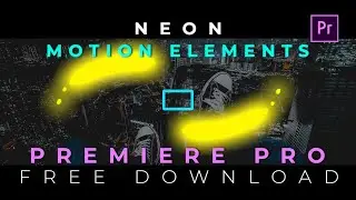 10 Free Neon Motion Elements for Adobe Premiere Pro | Motion Graphics Templates |