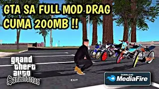 GTA SA FULL MOD DRAG TERBARU 2021 - MOTOR SATRIA FU 155CC