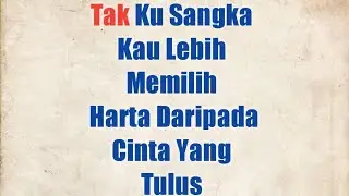 Tak Ku Sangka Kau Lebih Memilih Harta Daripada Cinta Yang Tulus || #cerpenromantisbikinbaper