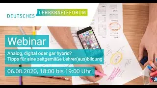 Tipps für eine zeitgemäße Lehrkräfte(aus)bildung | Webinar für Lehrkräfte