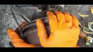 how to replace  ps rear wheel hub /axle 10 Skoda Fabia
