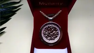 Vine Coin Necklace Rosegold