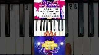 アイドル (IDOL) - Yoasobi - Easy piano TUTORIAL