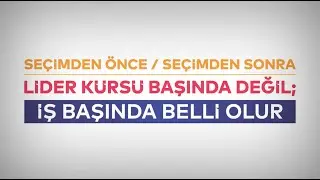 Seçimden Önce - Seçimden Sonra