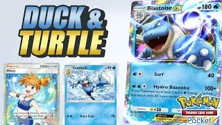 Blastoise EX Golduck Deck is AMAZING - Pokemon TCG Pocket