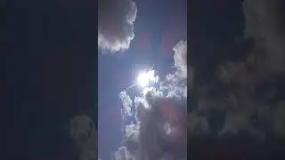 Sun Simulator Beams Through Clouds!☀️Red Petal Lens Flares!