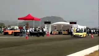 The Valley Run 2013 - Nissan GT-R vs Audi R8 v10 Cabriolet