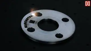 Soft Steel Part Marking - Fiber Laser