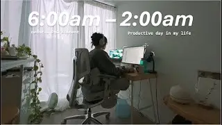 study vlog: 6am-2am first day of school, daily routine, what I ate, immunology student