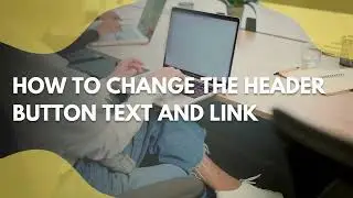 How to Create the Header Button Text and Link in WordPress