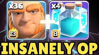 36 GIANTS + Dragons?! Quad Clone Is ACTUALLY INSANE! | Clash of Clans