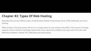 What is the Web Hosting Web Hosting for Beginner