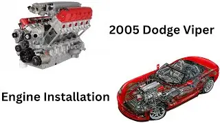 Re-installing the stock engine into my 2005 Gen 3 Dodge Viper Convertible and getting it running
