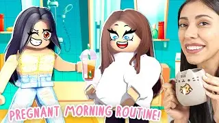 PREGNANT MORNING ROUTINE! 🤰 (Roblox Roleplay)