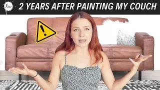 MY PAINTED COUCH UPDATE! [IS IT WORTH IT?]