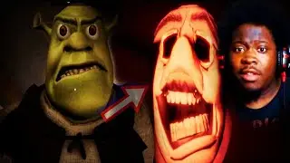 CURSED HORROR GAMES ON THE INTERNET | 5 NIGHTS AT SHREKS HOTEL 2