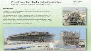 Bridge Construction, Project Execution Plan