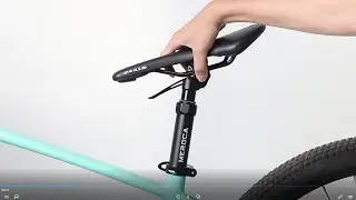 30.9mm Manual Dropper Post – No Cables! Quick Install & Seat Height Demo (Adsports-Meroca)