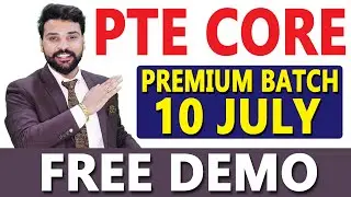 PTE Premium Batch LIVE Demo Class