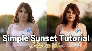Simple Sunset Photo Tutorial | Godox AD200 and Nanlite FC500B