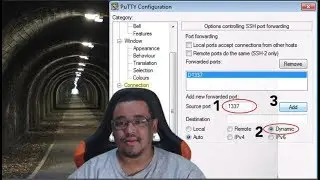 Túnel via ssh na prática