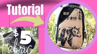 The GENIUS way to up-cycle fabric: The Rosie Sling.  HD 1080p