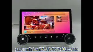 Diamond 2K 11.8inch Dual Knobs Android Screen