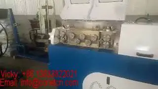 CONET 180 m/min. high speed Wire Straightening and Cutting Machine for Mexico Customer