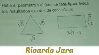 Área y Perímetro con Raíces Cuadradas