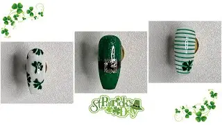 Nail art ideas compilation || St.Patricks day inspired nail art 2024|| How to do nails at home