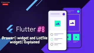 Drawer Widget in Flutter, ListTiles widget Explained