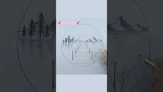Easy Sunrise Drawing 