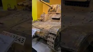 The Carro Armato M14/41 and Matilda II WWII TankS on display at The Tank Museum