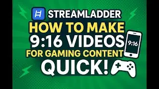 How to make 9:16 Videos for Gaming Content Quick !