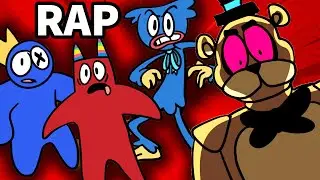 HUGGY, BLUE Y BANBAN VS FNAF, BALDI Y BENDY 