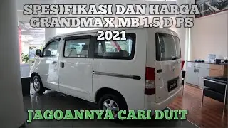Spesifikasi dan harga Daihatsu Grandmax MB 1.5 D PS | PPN BM 0% | terbaru 2021