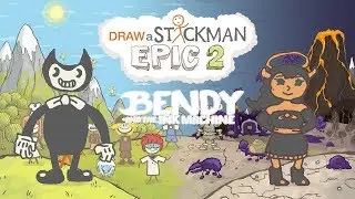 BENDY AND THE INK MACHINE Draw a Stickman Epic 2 Gameplay - Stickman Bendy Save Alice Angel