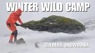‼️❄️ SNOWSTORM WINTER WILD CAMP ON THE GLYDERS