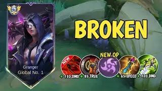 GLOBAL GRANGER NEW BROKEN BUILD & BEST EMBLEM FOR GRANGER HYPER 2025!!😱 (best build & emblem)