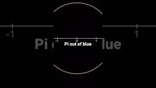 Pi out of blue. #calculus #math #science #algebra #college