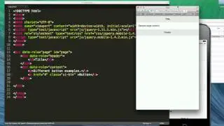jQuery Mobile Buttons - Part 1
