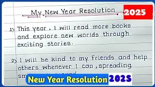 My New Year resolution 2024 || New Year Resolution for students 2024|| 